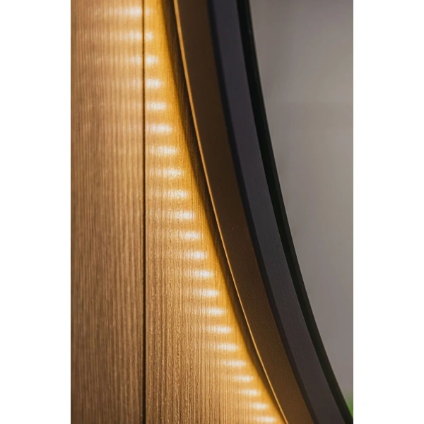 Зеркало с подсветкой Art&Max Asti AM-Ast-800-DS-FNC-Grey