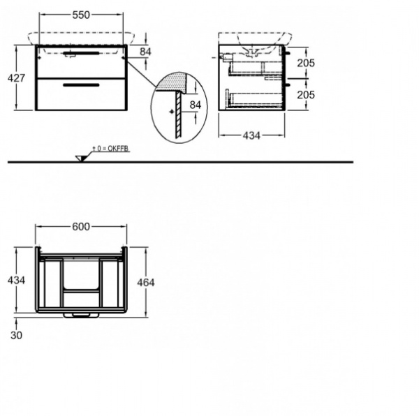 Тумба под раковину Keramag IT! 819070000
