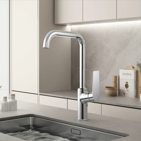 Смеситель для кухни Belz B70533, хром
