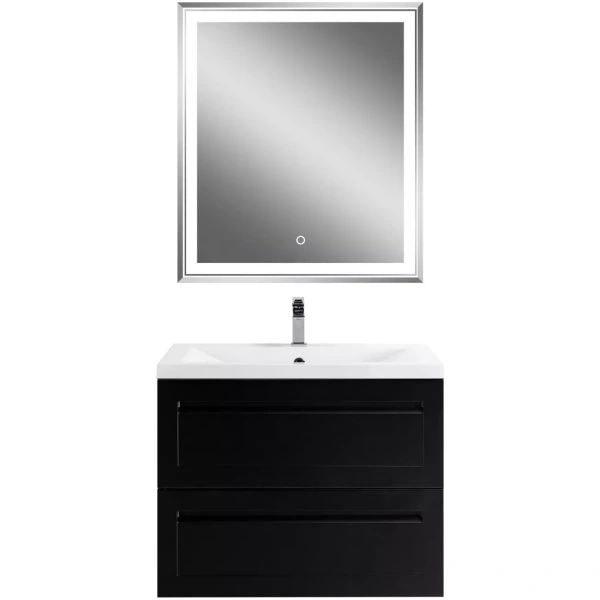 База под раковину Art&max AM-Platino-750-2C-SO-NM Черный