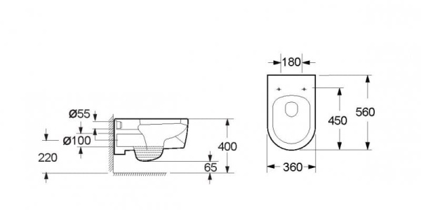 Унитаз подвесной BelBagno Santhe-I BB1002CH
