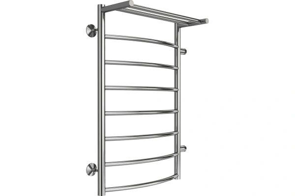 Полотенцесушитель водяной боковое подключение с полкой (50х80) П8 Terminus Классик 4670078556769