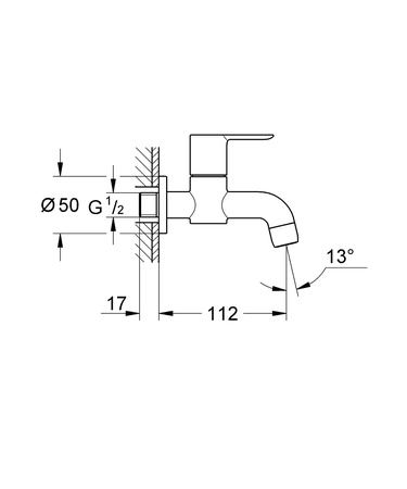 Смеситель GROHE BauFlow 20238 000 (20238000)