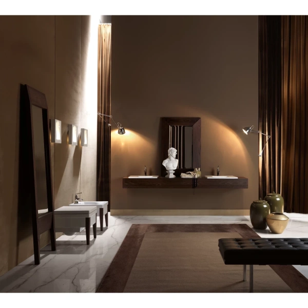 Раковина встраиваемая сверху (55х47) Kerasan Bentley 394201*1 белый