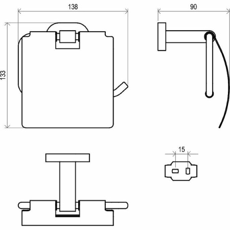 Набор аксессуаров Ravak Chrome 70508025