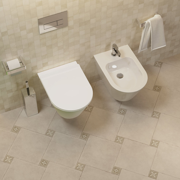 Сиденье для унитаза Kerama Marazzi Plaza Modern PLMR.seat.02\WHT микролифт