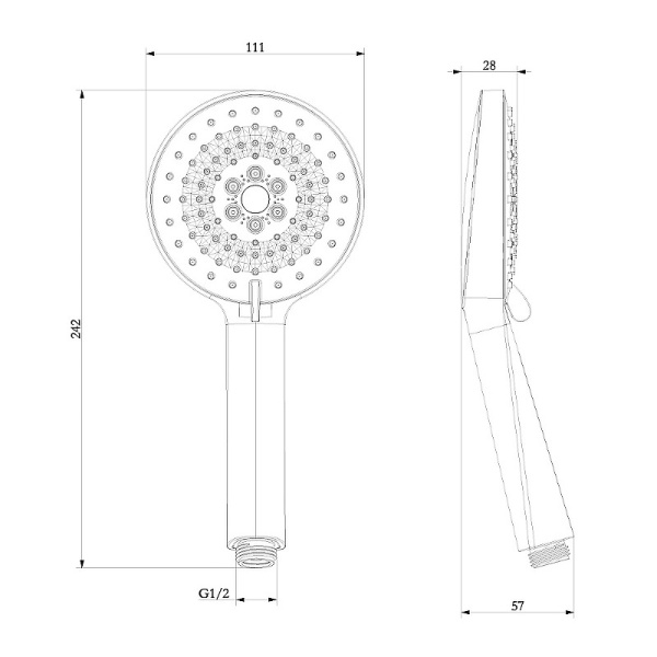 Ручной душ Lemark LM8127C Ручной душ Lemark LM8127C