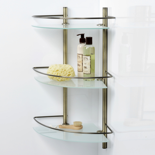 Полка стеклянная тройная  WasserKRAFT K-3533