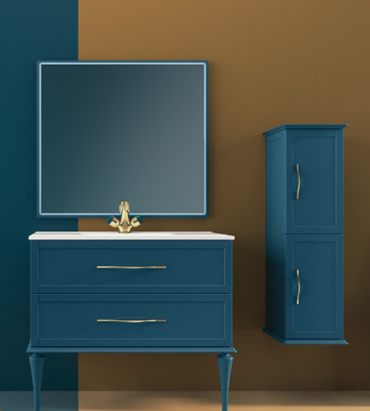 Зеркало (98х90) Cezares Tiffany 45048 Blu Petrolio