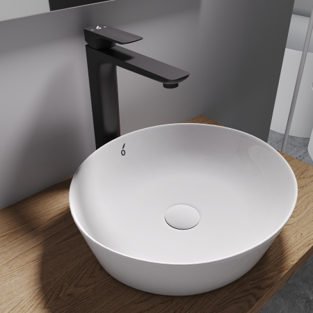 Смеситель для раковины Oliveeka OL-239003-MB, чёрный матовый