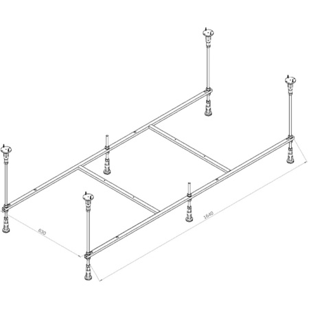 Каркас для ванны AM.PM X-Joy 170x75 W94A-170-075W-R