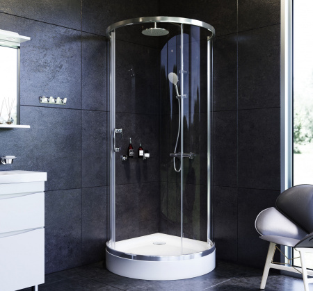 Душевой уголок (95х95) Am.Pm Like Round 95 W83G-333-095CT