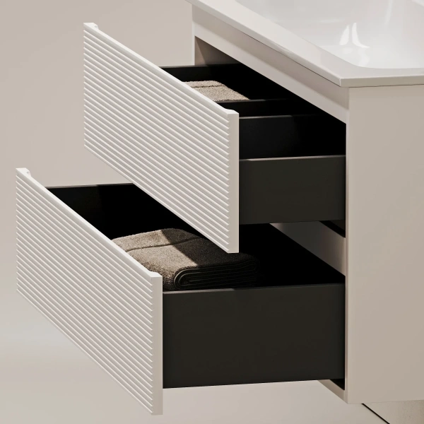 Тумба без раковины подвесная 100 см Sancos Folk FL100W белый матовый 