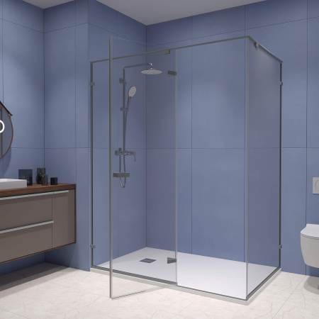 Душевой уголок (110х80) RGW Stilvoll SV-040Gr 353204018-110 прозрачное