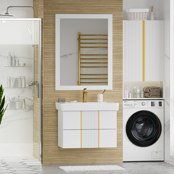 Тумба под раковину 80 см Brevita Vega VEG-09080-0102Я без раковины