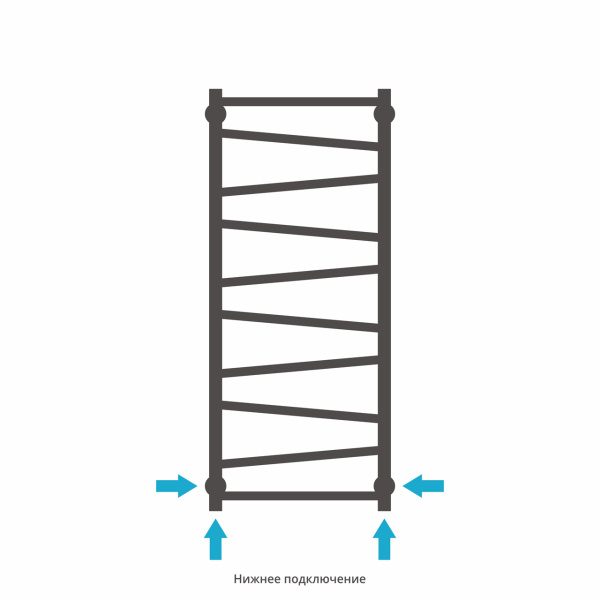 Полотенцесушитель Водяной Сунержа Сирокко (100х40) Матовый Черный 31-0253-1040 Полотенцесушитель Водяной Сунержа Сирокко (100х40) Матовый Черный 31-0253-1040
