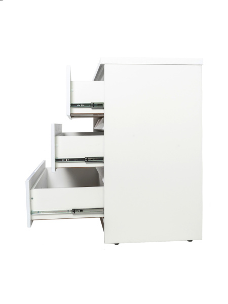 Тумба напольная с правой раковиной 130 см под стиральную машину Orange Sistema ST-70TUW+RAR белый