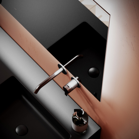 Зеркало с подсветкой Sancos  Square (90х70) SQ900