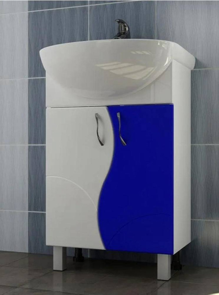 Тумба под раковину напольная VIGO Alessandro 55 tn.ALE.UYU.55.2D син