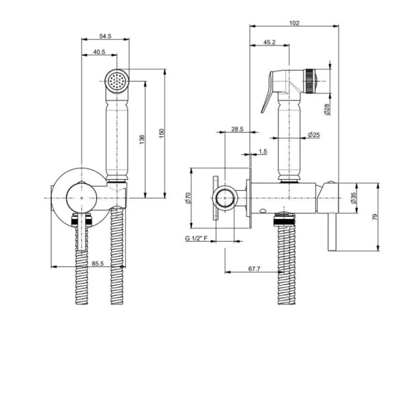 Гигиенический набор Kerama Marazzi Nota 27405KM.21.018