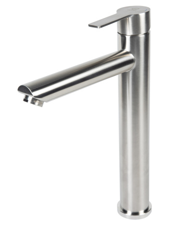 Смеситель для накладной раковины однорычажный высокий Agger Easy A3112122 сатин матовый