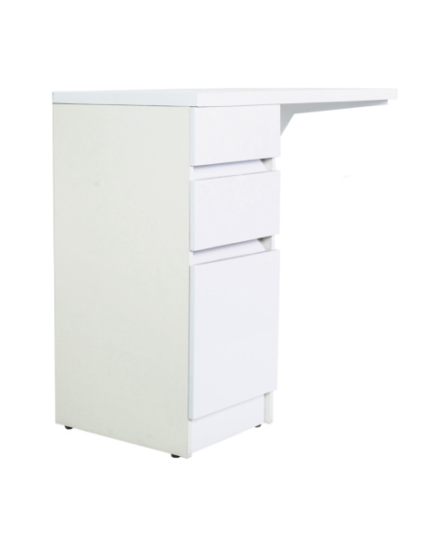 Тумба напольная с левой раковиной 100 см под стиральную машину Orange Sistema ST-40TUW+RAL белый