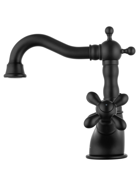 Смеситель для раковины WONZON & WOGHAND RETRO, черный матовый WW-88139020-MB