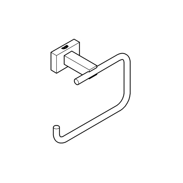 Держатель туалетной бумаги Grohe Essentials Cube 40507 001 (40507001) хром