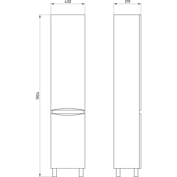 Пенал ASB-Mebel Коста 40 11492
