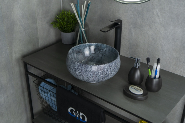 Раковина накладная (32х32) Gid Mnc481