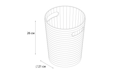 Ведро FIXSEN Glady 6,6 л зеленое FX-09-04