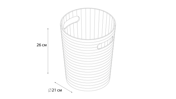 Ведро FIXSEN Glady 6,6 л зеленое FX-09-04