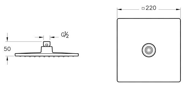 Набор встроенной душевой системы Vitra Win S A49265EXP, хром 