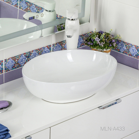 Раковина накладная (51х39) Melana A433-803