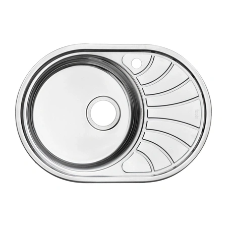 Мойка кухонная из нержавеющей стали IDDIS Suno (SUN65SLi77)