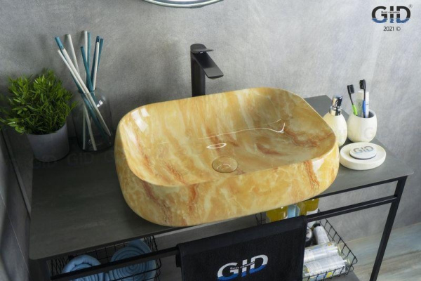 Раковина накладная (56х42) Gid Mnc185