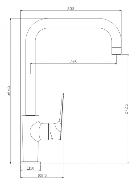 Смеситель для кухни Rossinka (RS46-23)