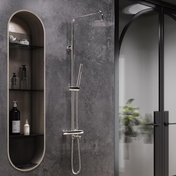 Душевая система с изливом Damixa Scandinavian Pure 936810000 Душевая система с изливом Damixa Scandinavian Pure 936810000