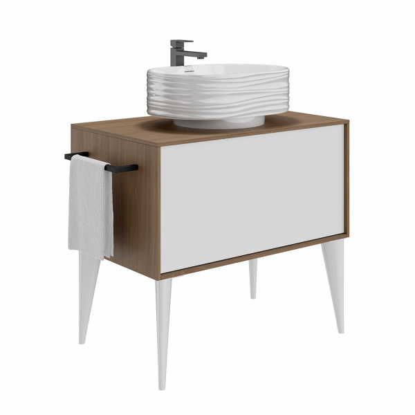 Раковина накладная (53х38) Kerama Marazzi Artbasin SA.wb.50\WHT