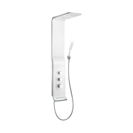 Душевая панель с термостатом Hansgrohe Raindance Lift 180 2jet 27008400 белый/хром