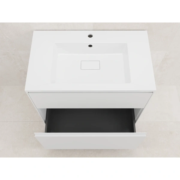 Тумба напольная без раковины 80 см Style Line Лима ЛС-00002350 белый матовый