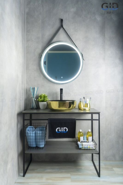 Раковина накладная (41,5х41,5) Gid Nc412