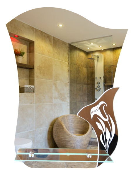 Зеркало (51x67) Continent Лилия В100