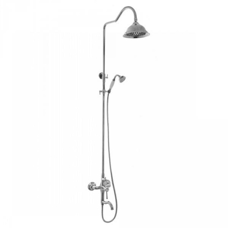 Душевая система BENNBERG CHROME/BLACK CRYSTAL 16R0717