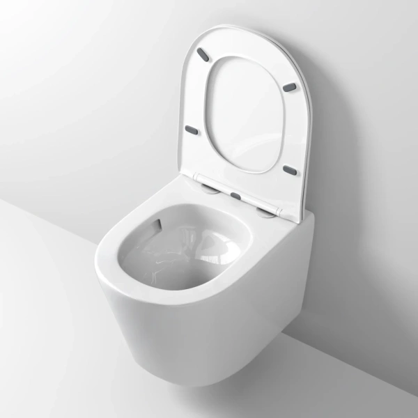 Унитаз подвесной безободковый Grossman  GR-4477SQ с сиденьем микролифт