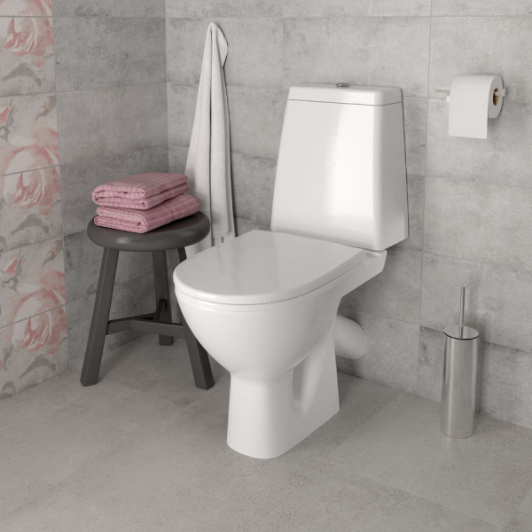 Унитаз напольный Cersanit GRANTA 031 3/6 DPL EO S-KO-GRA031-3/6-DL-n-w