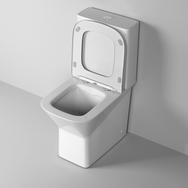 Унитаз напольный безободковый Grossman Cristal GR-4471S с сиденьем микролифт