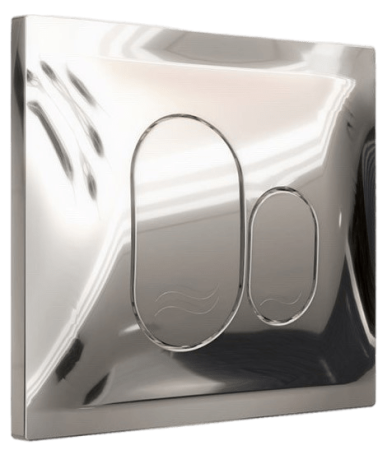 Комплект Инсталляция beWash для подвесного унитаза BW74 с кнопкой смыва Ocean P01SC, хром глянец  K500RZVP0100PK000000