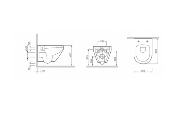 Комплект AM.PM Spirit инсталляция+кнопка глянцевый хром+унитаз+крышка I012702/I014151/C701738SC