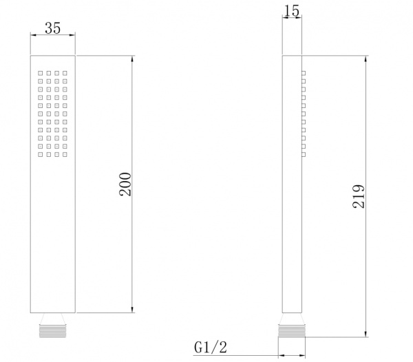 Ручная лейка ABBER AF0050G латунь, золото матовое Ручная лейка ABBER AF0050G латунь, золото матовое